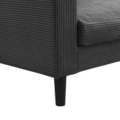 74" Sofa Bed, Wooden Frame 3 Seater, Modern Velvet Sofa