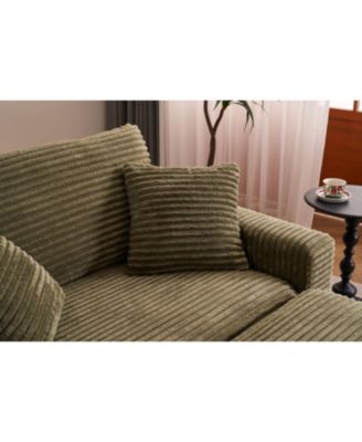 Streamdale Comfy Sleeper Chair with Ottoman