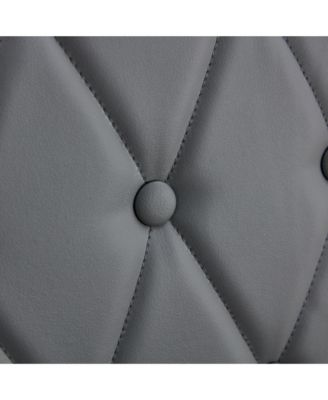 Streamdale 8-Piece Gray Armless Dining Chairs Elegance Meets Vintage