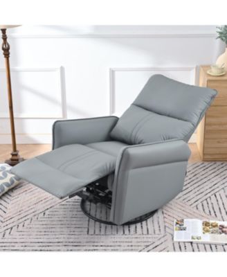 Streamdale Modern Rocking Recliner Swivel, Recline, Relax