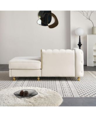 Streamdale 67'' Velvet Chaise Lounge with Pillows