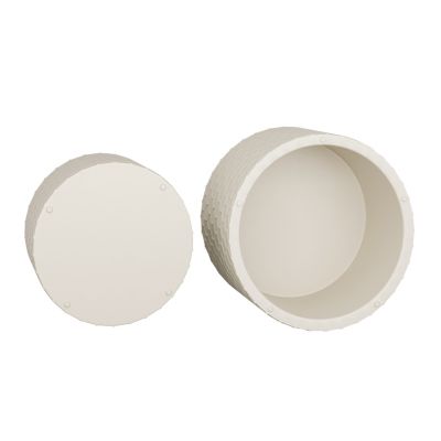 Streamdale Minimalist Nesting Coffee Table Set, Honeycomb Design (Beige)