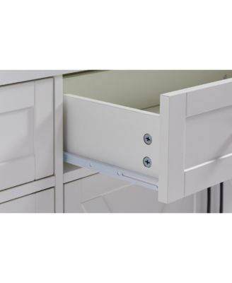 TV Cabinet Set w/ Sideboards, 108.7"L x 68"H