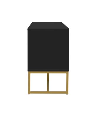 Streamdale Modern TV Stand for TVs up to 70", with Drawer, Cabinets, Metal Legs, Handles, and Safety Device