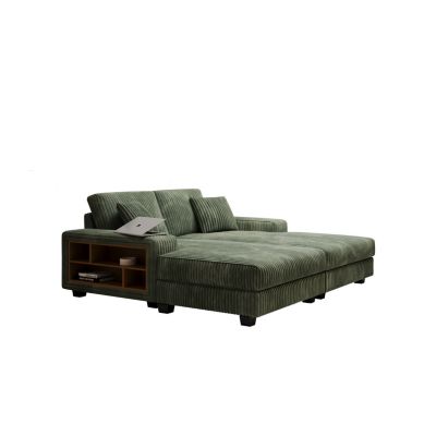 Streamdale Cozy Corduroy Sleeper Sofa Oversized, Modern Double Lounge
