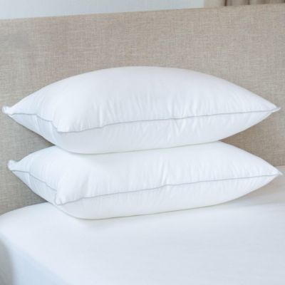 2 Pack Firm Down Alternative Bed Pillow - Standard/Queen
