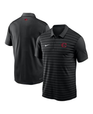 Nike - Men's Black Cincinnati Reds Authentic Collection City Connect Victory Performance Polo