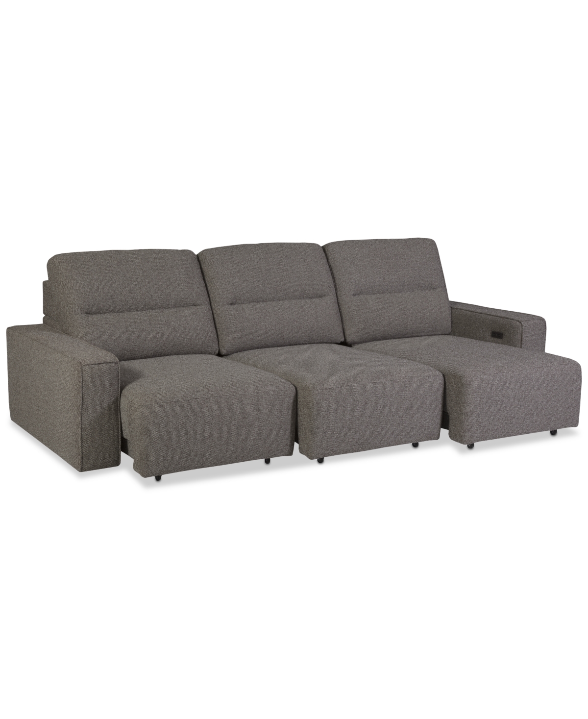 Macy's Frandlyn 3pc Fabric Power Sliding Sofa, Exclusively At