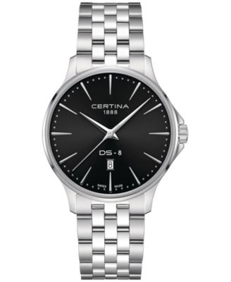 Certina - Men's Swiss DS-8 Stainless Steel Bracelet Watch 40mm