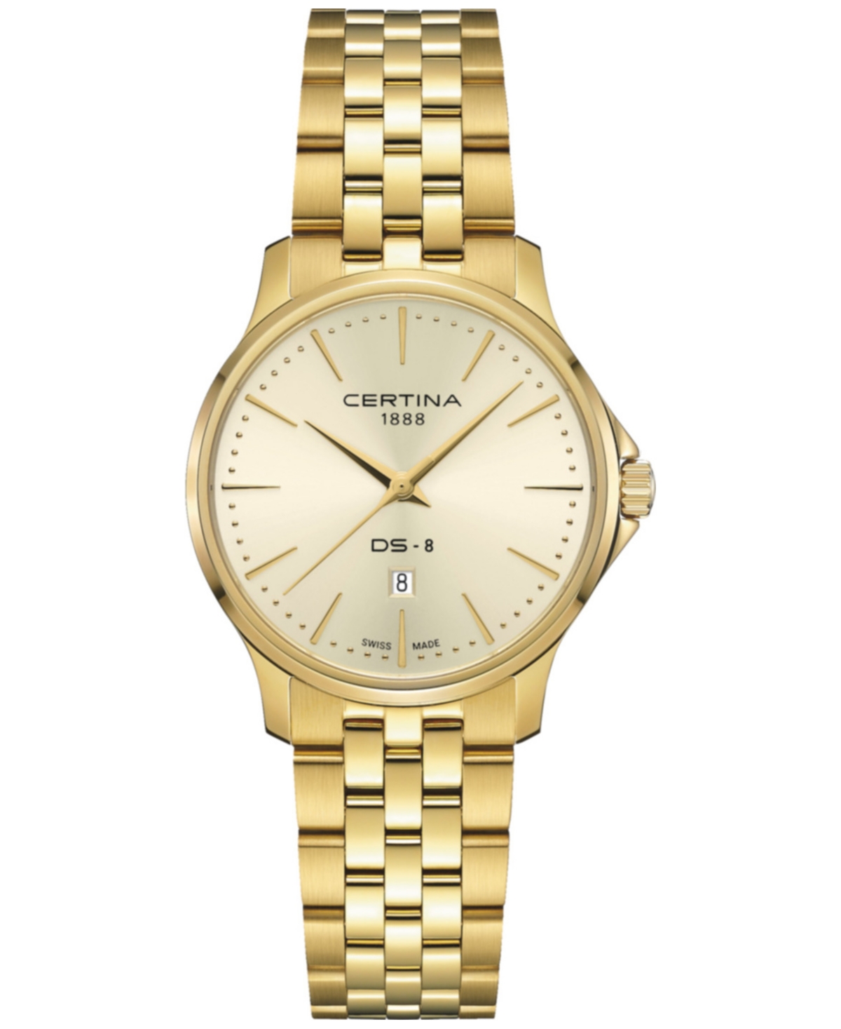 Women's Swiss Ds-8 Gold-Tone Stainless Steel Bracelet Watch 31mm - Champagne / Golden
