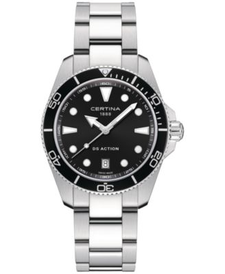 Certina - Men's Swiss DS Action Stainless Steel Bracelet Watch 40mm