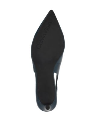 Women's Dainty Pointy Toe Dress Pumps Slingbacks