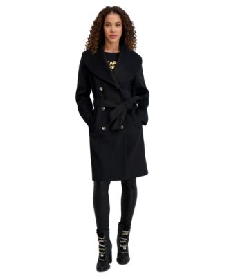 Women's Double-Breasted Belted Coat