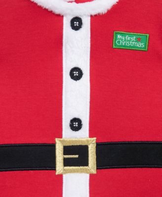 Baby Boys Santa Hat, Shirt & Pants, 3 Piece Set