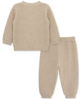 Baby Boys Cotton Lion Sweater & Pants, 2 Piece Set