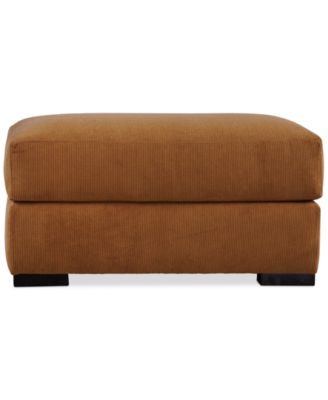 Rhyder Fabric Ottoman, Exclusively at Macy's