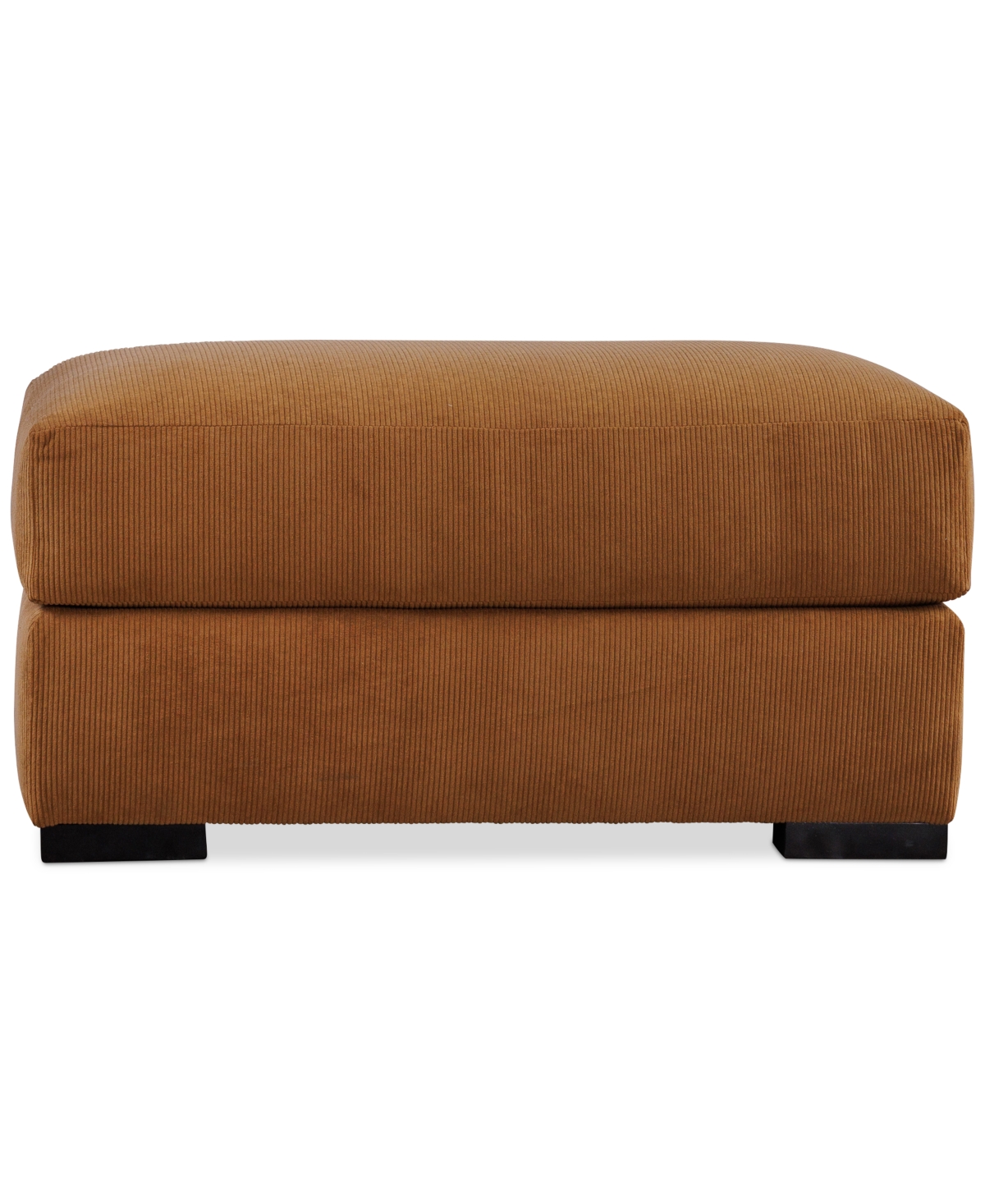 Macy's Rhyder Fabric Ottoman, Exclusively At  In Brown
