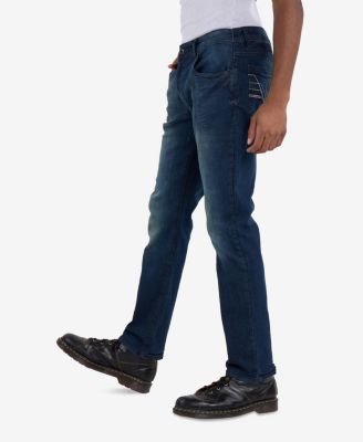 Men's Modern Fit Saddle Stitch Jeans