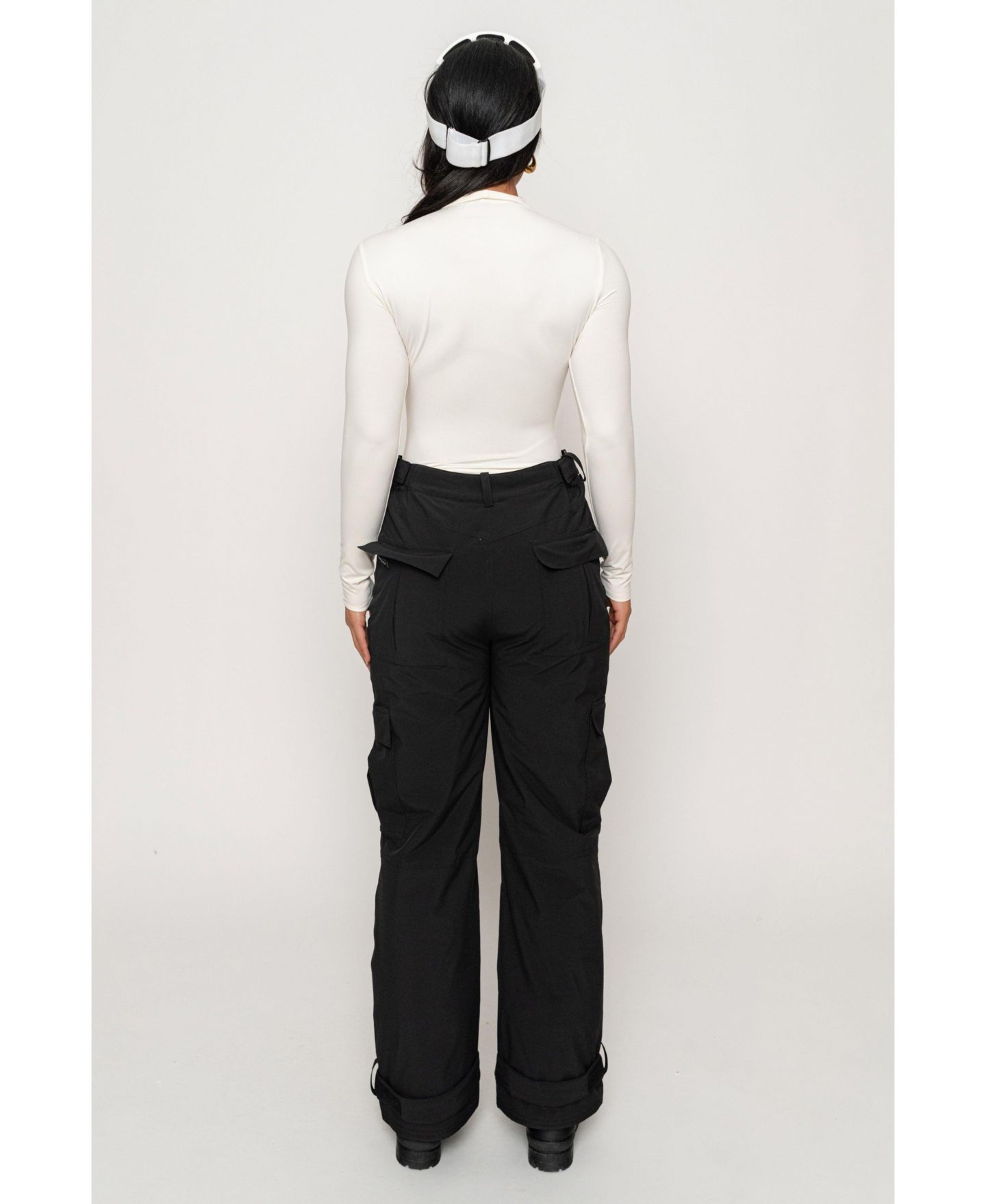 Женский топ JLUXLABEL Turtleneck Long Sleeve, цвет: Молочный — фото 4
