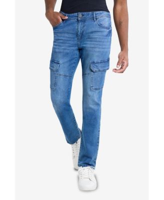 Men's Slim Fit Stretch Cargo Jeans