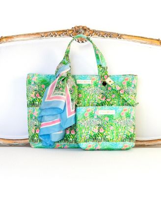 Floral Quilted Tote