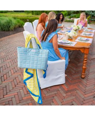 Patterned Quilted Tote Bag