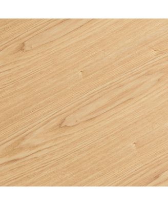 Oval Modern Coffee Table with Pedestal