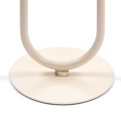 Metal End Table, Round Side Table, Small Coffee Table for Living Room