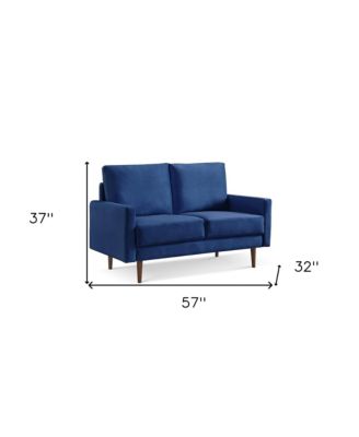 Plush Velvet Loveseat with Soft Upholstery for Comfortable Seating