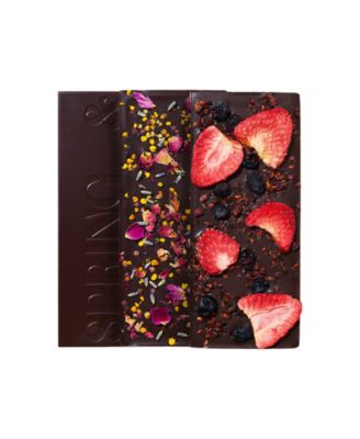 Garden Party Collection Date-Sweetened Dark Chocolate Bar Gift Set, 3-Pack