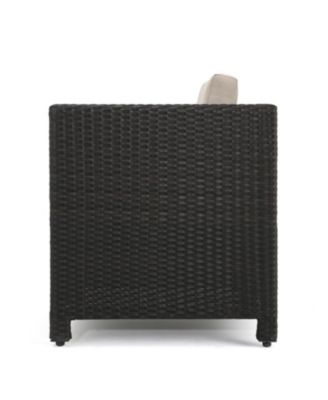 Streamdale 4-Piece Outdoor Wicker Sofa Set with Cushions & Coffee Table