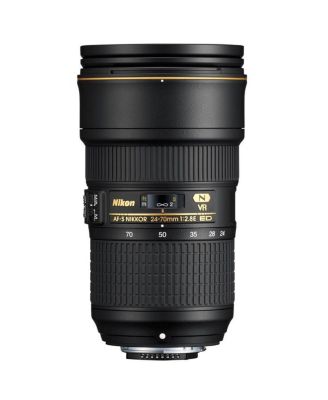 D850 DSLR Camera, Bundle with 24-70mm f/2.8E ED AF-S NIKKOR VR Lens, Zoom Li-on X R2 TTL On-Camera Flash