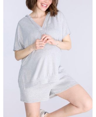 Maternity Smocked Waist Short - Motherhood