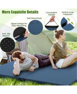 Indoor outdoor Sleeping mat with High density foam Cushion and Carrying Bag