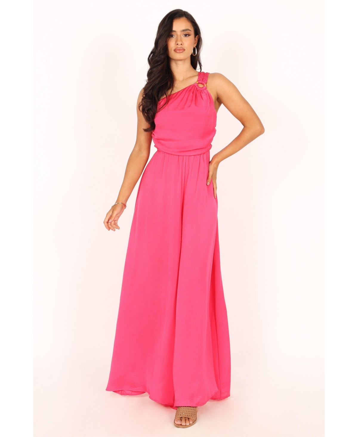 Women's Sunanda One Shoulder Jumpsuit - Pink