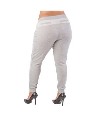 Plus Size French Terry Drawstring Jogger Pants