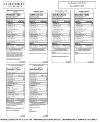 All Smiles Sweet Treat Gift Tote, 7 Piece