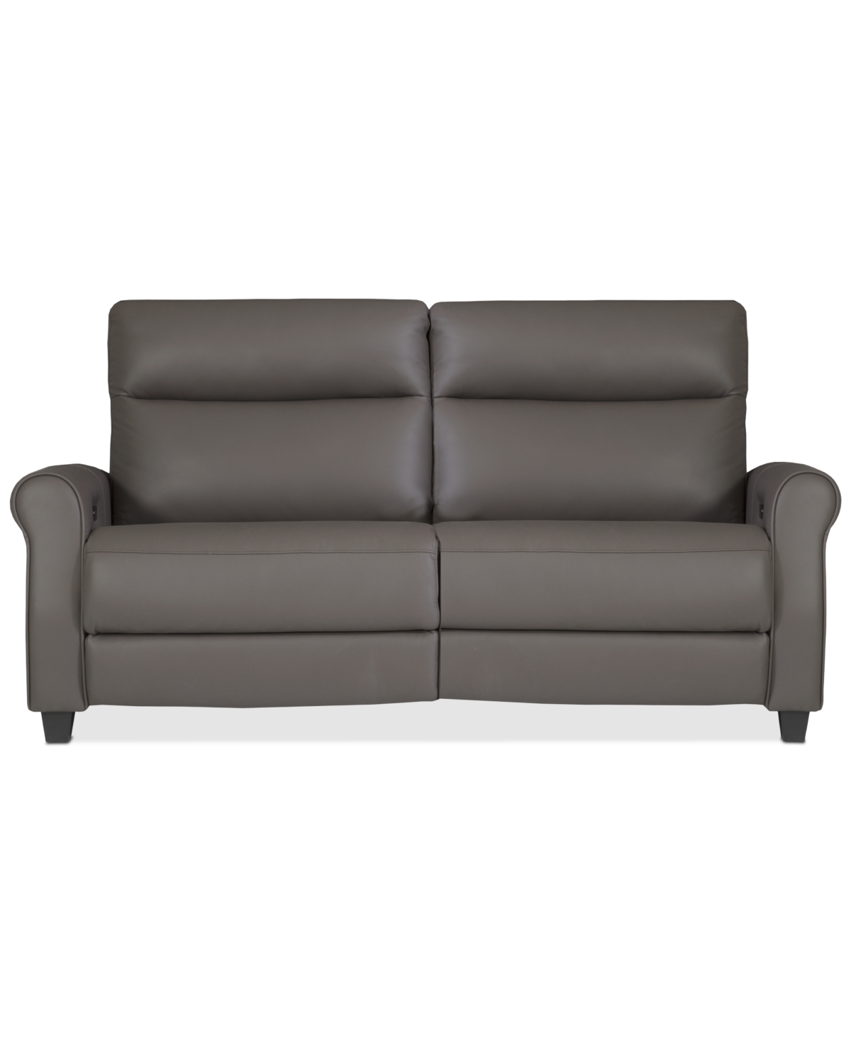 Macy's Thandler 2-pc. Leather Sofa With 2 Power Recliners, Exclusively At
