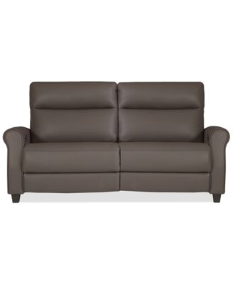 Thandler 2-Pc. Leather Sofa with 2 Power Recliners