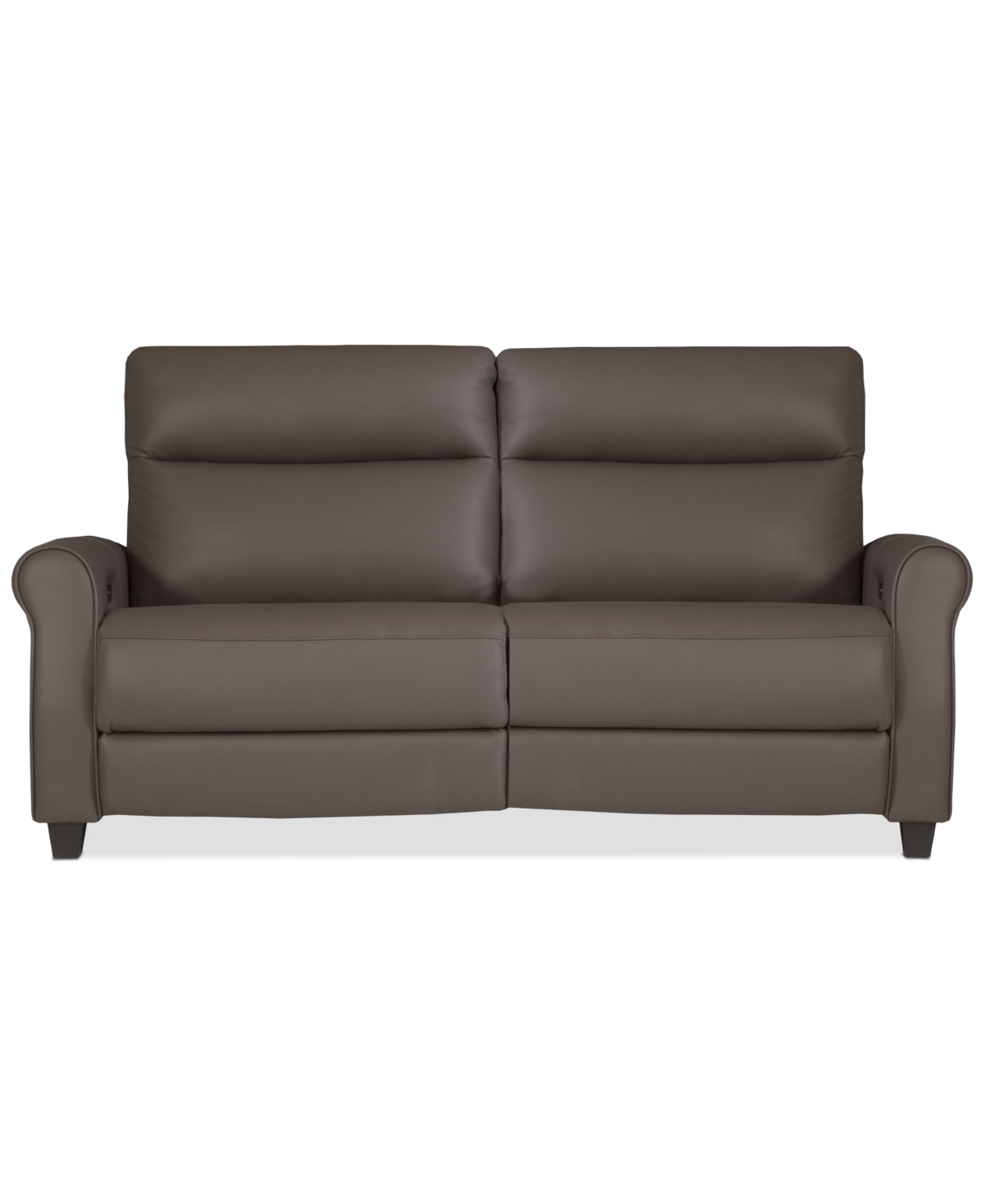 Macy's Thandler 2-pc. Leather Sofa With 2 Power Recliners, Exclusively At