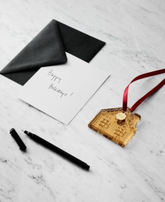 2025 Annual Holiday 21-Karat Gold Gingerbread House Ornament