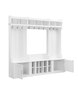 Streamdale On-Trend Hall Tree with Bench, Coat Rack & Shoe Storage