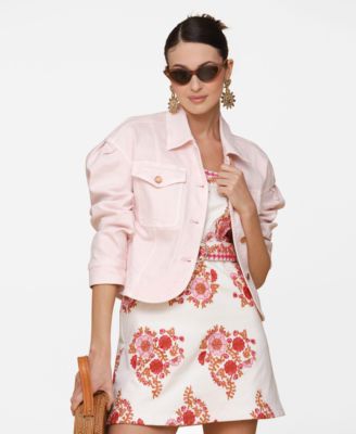 Women's Curved-Hem Shacket