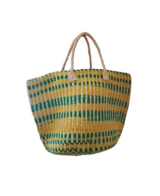 Citrus Large Handmade Sisal Sustainable Basket Tote