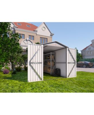 Streamdale Furniture Motorcycle Storage Shed, Window, No Tracks ...