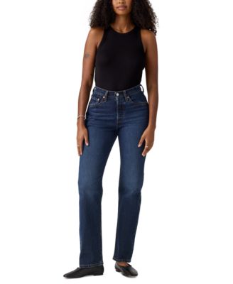 Levi's - Women's 501 Curve High-Rise Straight-Leg Jeans