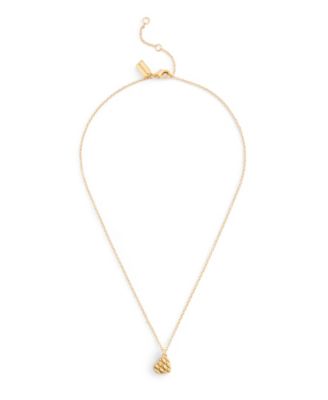 Signature Quilted Heart Pendant Necklace