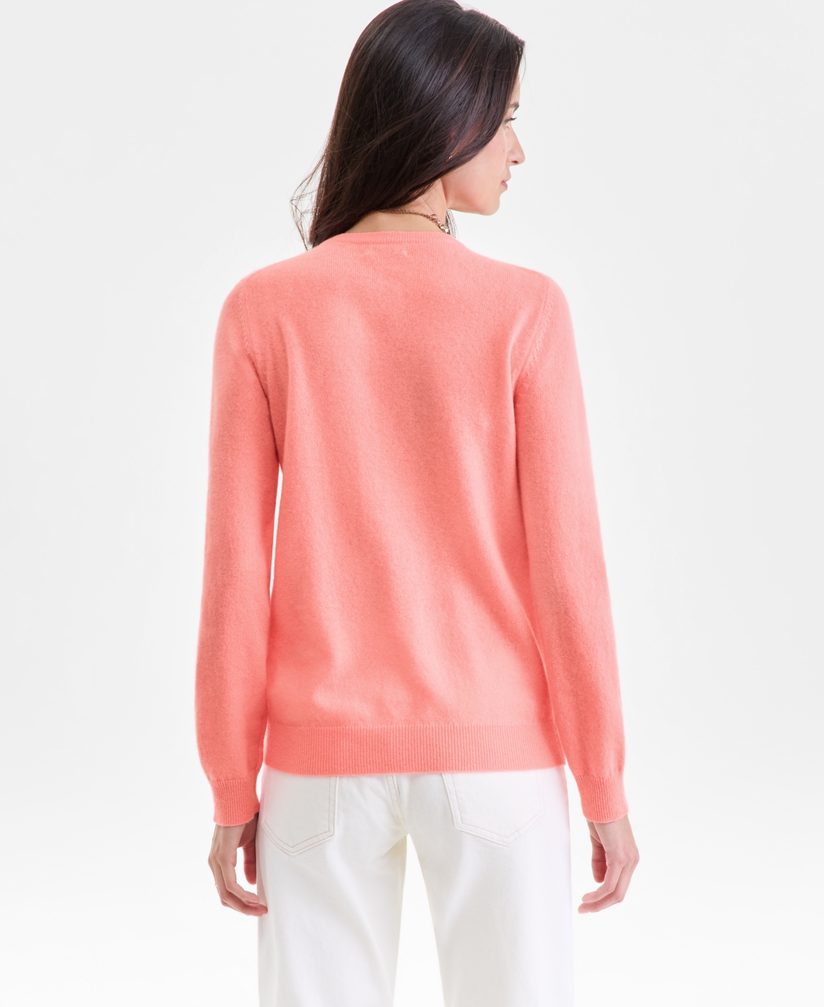 Charter Club Women's Long-sleeve 100% Cashmere Crewneck Sweater, Macy's Exclusive
