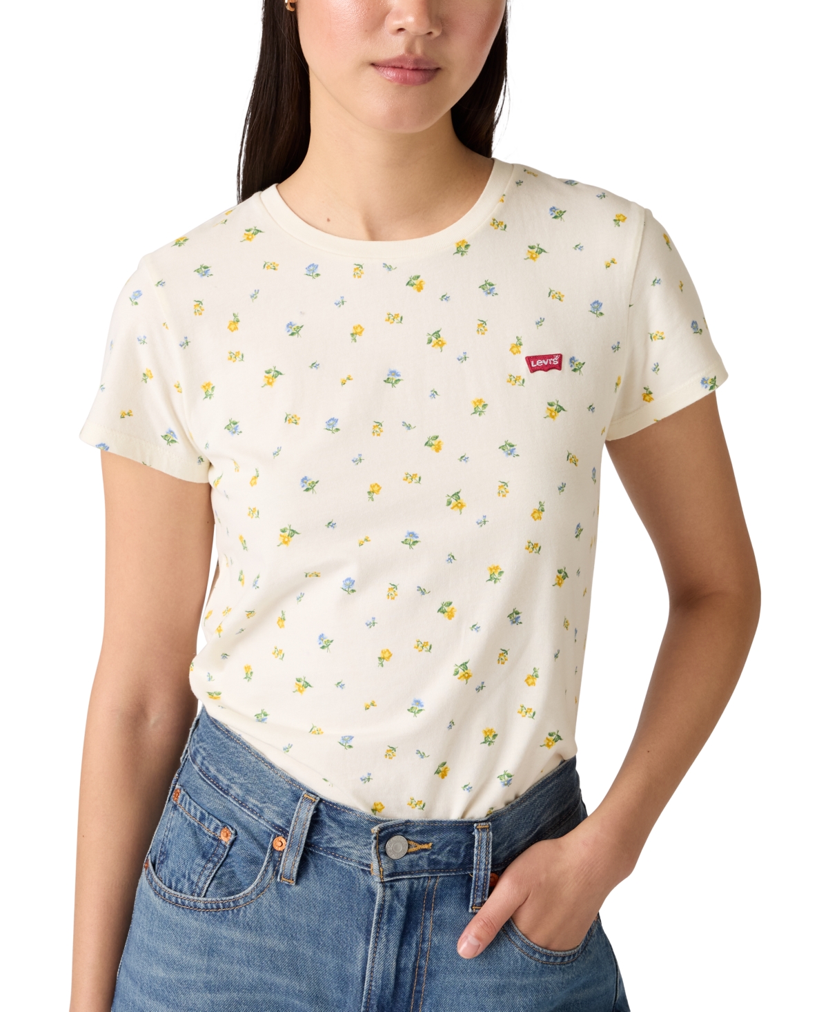 Levi's Women's The Perfect Crewneck Cotton T-shirt