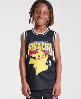 Pokemon - Little & Big Boys Electric Jersey Shirt